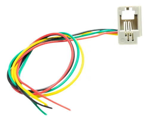 comprar Conector Rj9 Hembra 4p4c Con Cables 20cms Sin Terminales X20