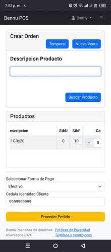 Sistema Facturación Y Control Inventario (no Electrónica)