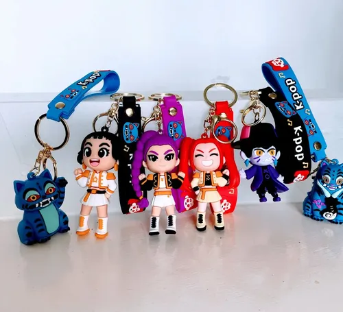 Chaveiros 3d Guerreiras Kpop Demon Huntrix Original - Pvc | Frete