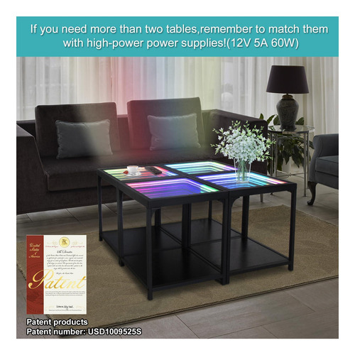 Espejo Infinito Table Fuslite, Coffee Table For