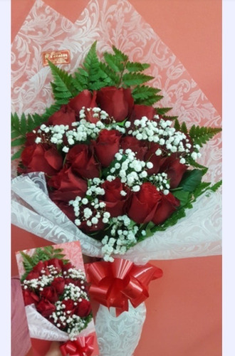 Imagen 1 de 1 de Floreria Ramo De Rosas( Lilium Y Flores De Estacion)
