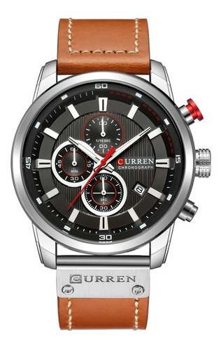 Reloj Curren Casual Moderno Maquina Japon Sub Esferas