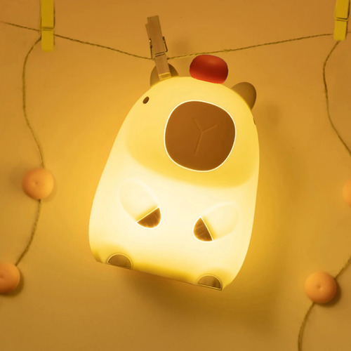 Luz Led Capibara Con Control Táctil, Luz Para Dormitorio Inf