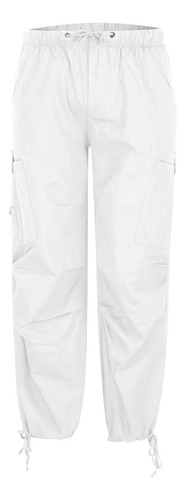Pantalones K Cargo Para Hombre, Color Liso, Pierna Recta, Ex