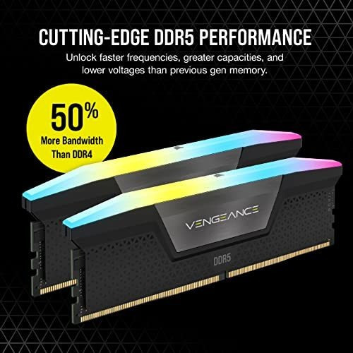 Memoria Ram Corsair Vengeance Rgb Ddr5 32gb 2x16gb 6000mhz