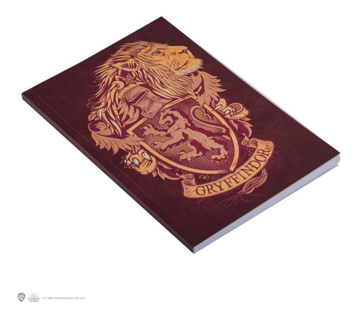 Harry Potter! Cuaderno Gryffindor Color Rojo