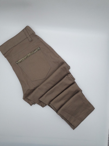 Pantalón Mujer Moda Gabardina Semi Elastizada One Pa853