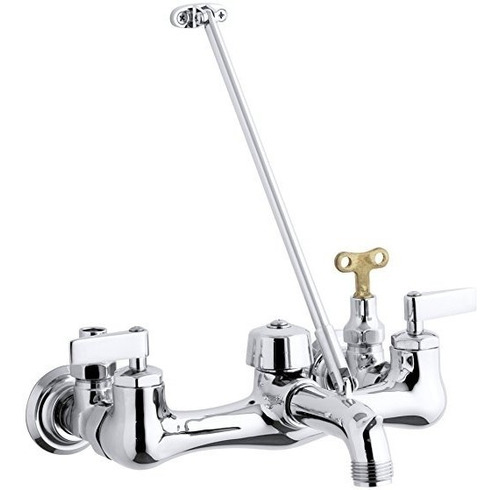 Kohler K-8908-cp Servicio Kinlock Grifo Del Fregadero, Cromo