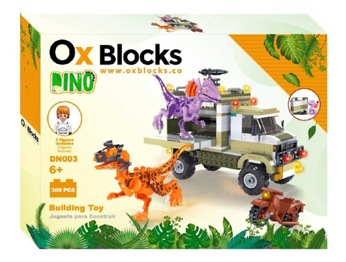 Arma Todo Bloques Juguete Armotodo Dinosaurios Tipo Legoo
