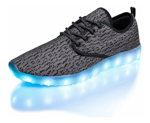 Unn Zapatos Con Luz Led Para Hombres, Mujeres Y Nios, Carg