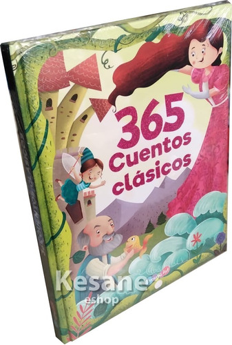 365 Cuentos Clasicos Libro Pasta Dura Infantil Niños