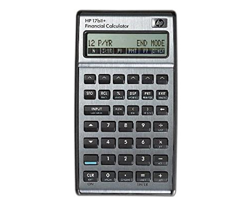 Hp Calculadora Financiera Hp 17bii+, Plateada