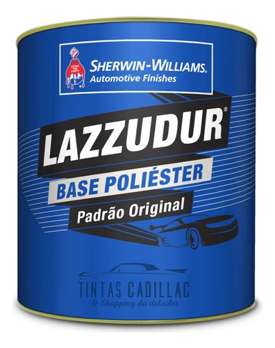 Tinta Poliéster Auto Azul Lagon Met 18 Vw 900ml Lazzuril