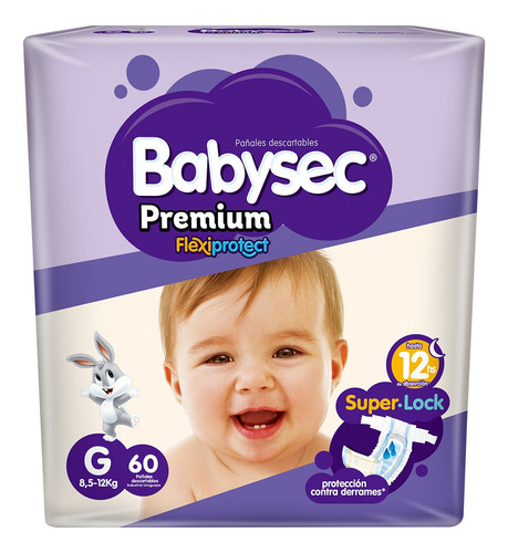 Pañales babysec Premium Jumbo G X 60 - Bebés Y Niños