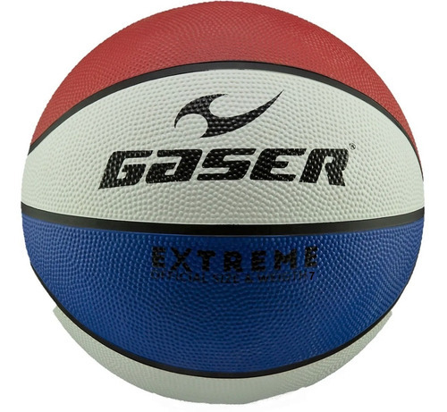 Balón Basketball Extreme Multicolor No. 7 Gaser Color Azul/blanco/rojo