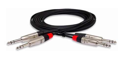 Cable De Interconexión Estéreo Hosa Hss-005x2 Dual Rean 1/4