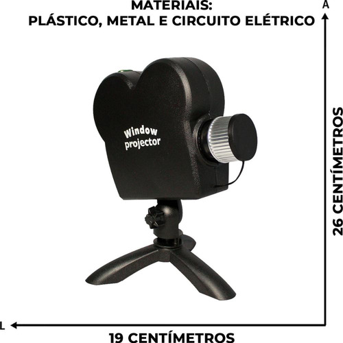 Projetor De Luz Halloween E Natalino Parede E Janela Luxo
