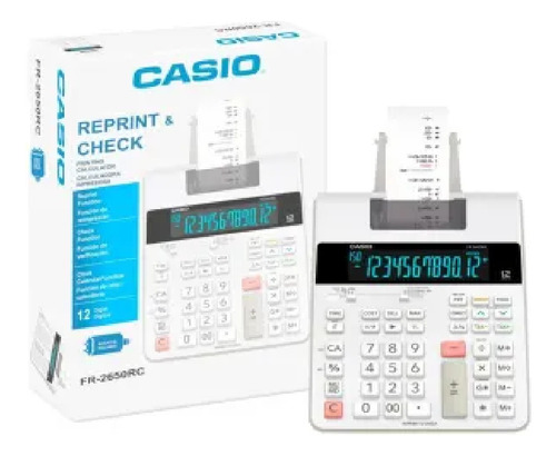 Sumadora Casio Con Impresor Fr-2650rc-u-dc Msi