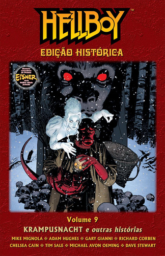 Hellboy edição histórica - volume 09, de Mignola, Mike. Editora Edições Mythos Eireli, capa dura em português, 2018