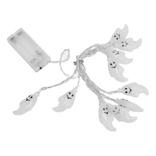 Guirnalda Fantasmas Chicos Halloween Luz Led Luminoso