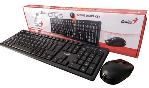 Kit Teclado Mouse Inalámbrico Español Genius Smart Km-8200