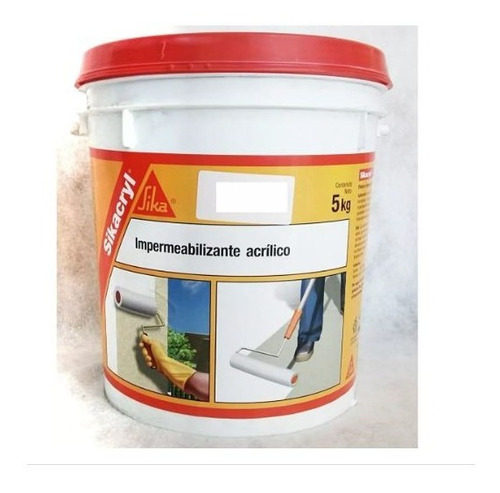 Impermeabilizante Acrílico Sikacryl 5kg Sika - Ynter Industr