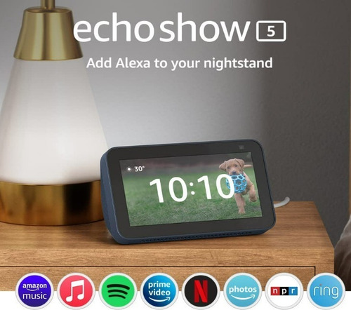 Echo Show 5 Pantalla Inteligente, Alexa, Camara. Sellados