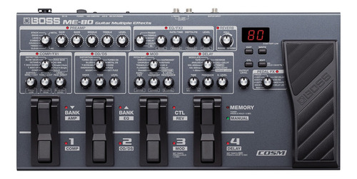 Pedalera De Efectos P/ Guitarra Boss Me80 