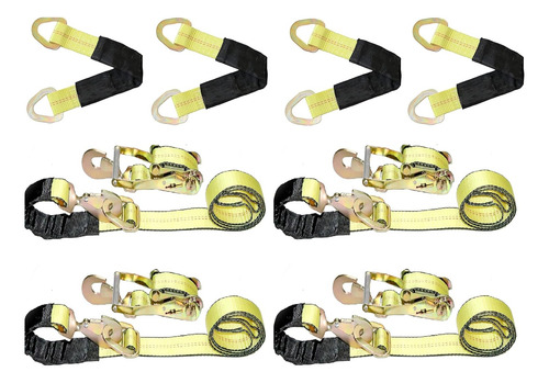 Correa De Eje De Remolque De 2 X 18 Pulgadas Con Anillo En D
