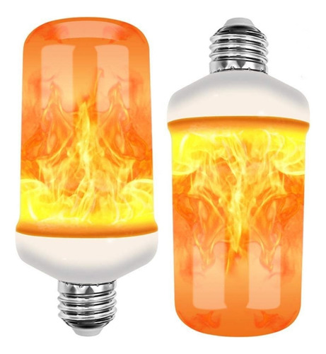 E27 Led Luz De Llama Led E14 Lámpara De Vela Simulación De