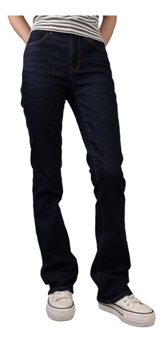 Jean Cintura Alta Ne(x)t Level Skinny Kick Dark Wash