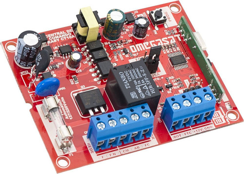 Central Placa Omegasat Para Motor De Portão + Controle
