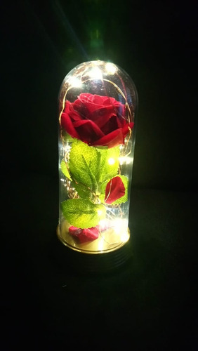 Kit 02 Luminárias A Bela E A Fera A Rosa Encantada Média