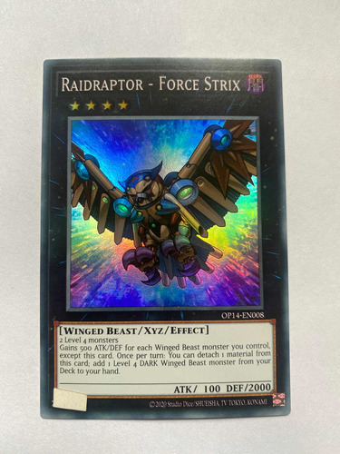 Raidraptor Force Strix Súper Inglés Yugioh