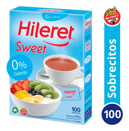 Edulcorante  Sweet Forte 100 So Hileret Edulcorantes
