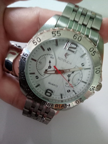Relógio Masculino Inox Potenzia