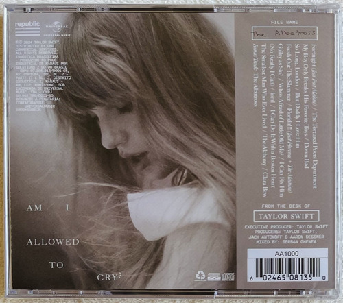 Cd Lacrado Taylor Swift The Tortured Poets Department Capa 2