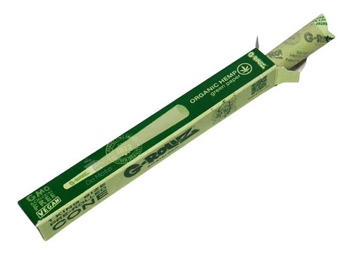 Caixa De Cone G-rollz Banksy's King Size Green Paper