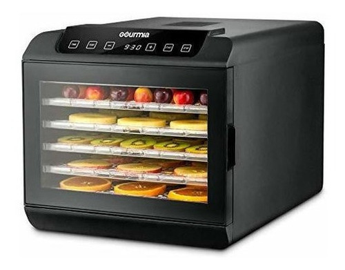 Deshidratador De Alimentos De Encimera Gourmia Gfd1680 Premi Color Black