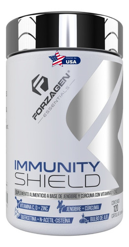 Forzagen Essentials Immunity Shield 120 Caps | Inmunidad Sabor Sin sabor