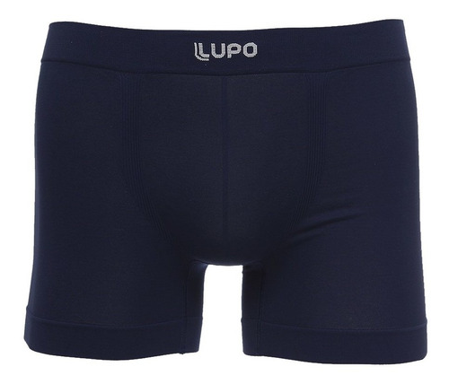 Cueca Lupo Boxer Microfibra Sem Costura Azul Marinho 30664