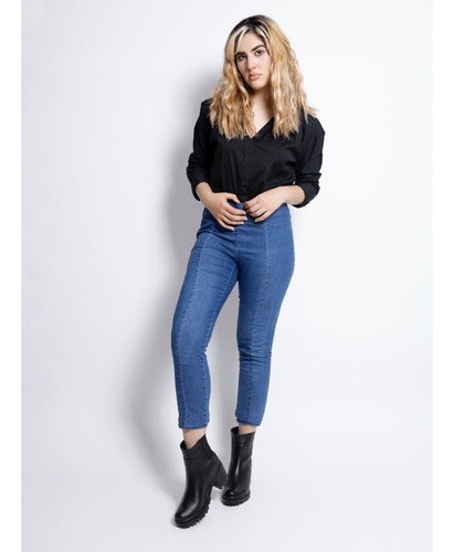 Bota Estilo Combat Casual Cuero Vacuno Genuino