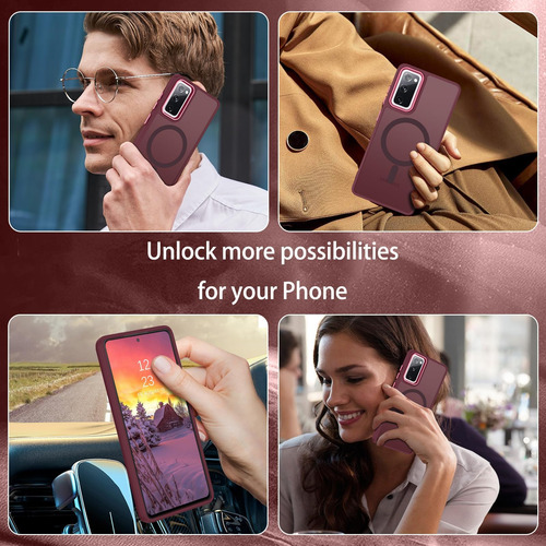 Duedue Funda Magnetica Antigolpes P/ Samsung Galaxy S20 Fe
