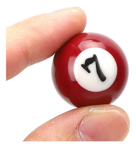 Mini Bolas De Billar De Resina Ecológicas 16 Piezas 2.5 Cm