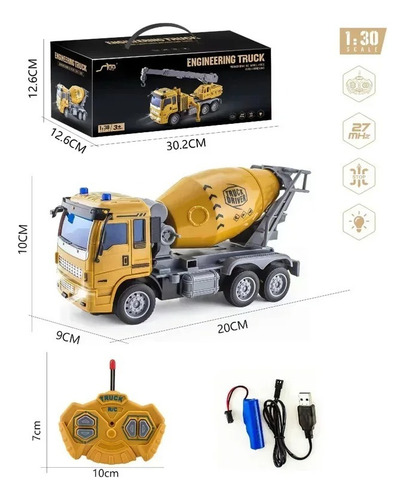 Camion Control Remoto Construcion Mixer Agitador Hormigon