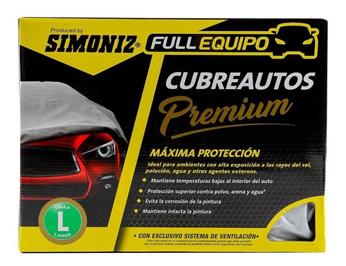 Cobertor Para Auto Simoniz grande- Gris