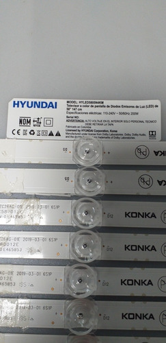 Kit De Leds Para Pantalla Hyundai Modelo Hyled5805n4km (Usado)