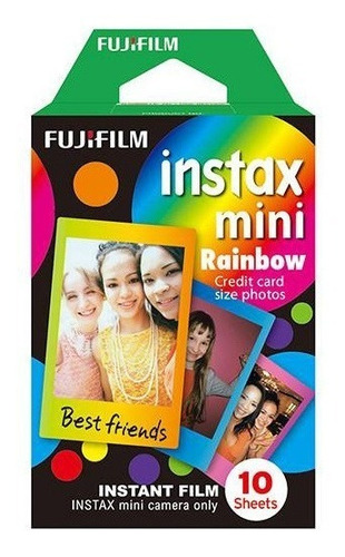 Filme Instax Mini Rainbow 10 Fotos