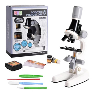 gris Microscopio Carson MicroBrite Plus 60x 120x aumento con illuminación LED microscopio de bolsillo Pack de 4 