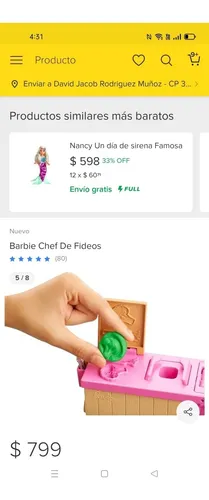 Barbie chef fideos new arrivals